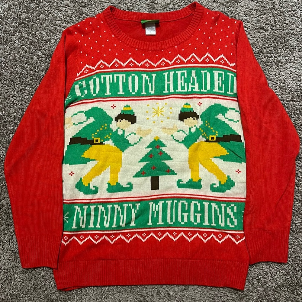 Elf Christmas Sweater 🎄 Size S